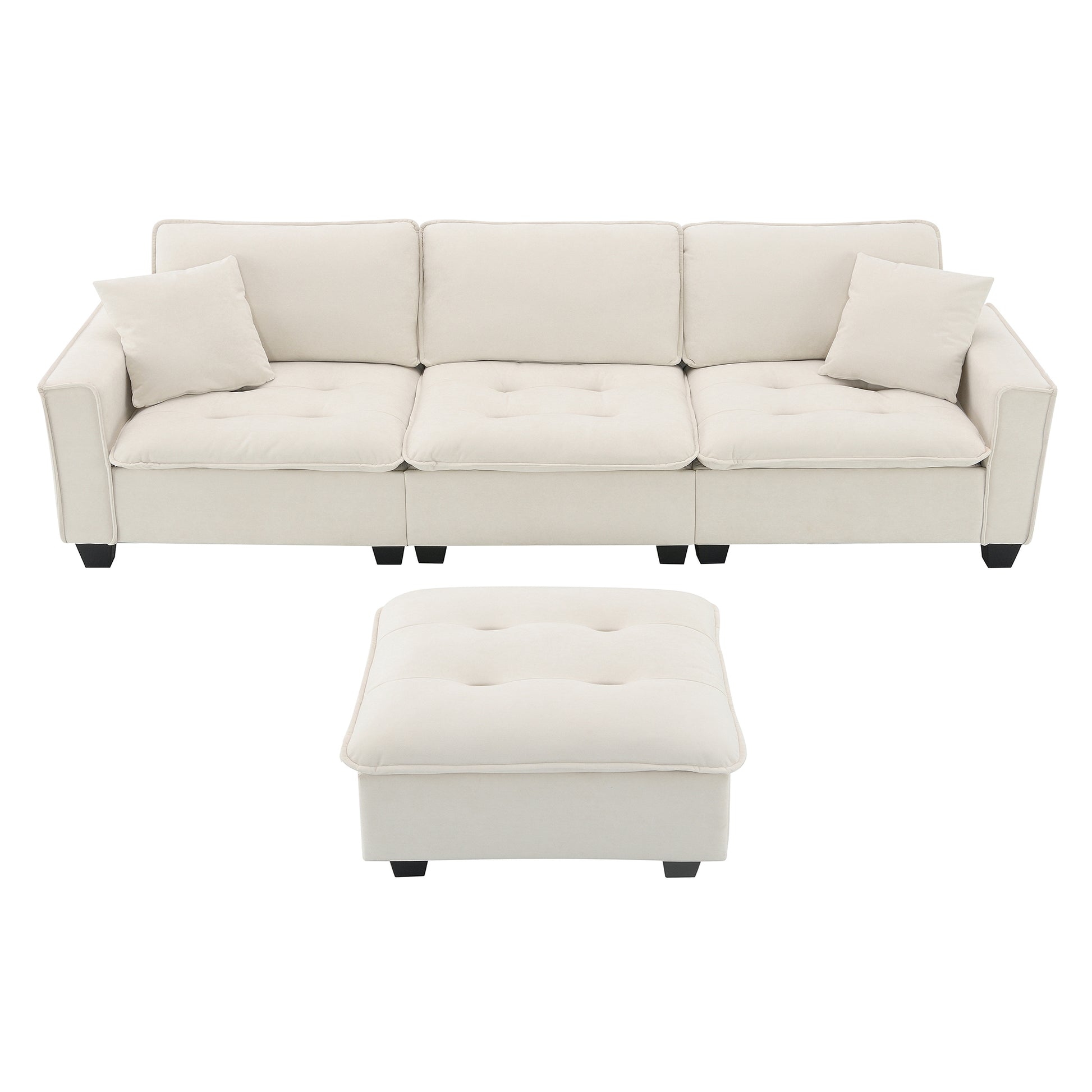 6006A Package Beige Suede 1 Seat