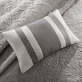 7 Piece Quilt Set With Euro Shams And Throw Pillows Black Full Queen Full Black Cotton
