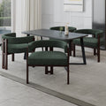 Coolmore Modern Accent Chair Teddy Upholstered Armchair With Open Back 3 Legs Barrel Dining Chair Comfy Side Chair For Living Room Bedroom Dining Room Set Of 2 Emerald Emerald Primary Living Space