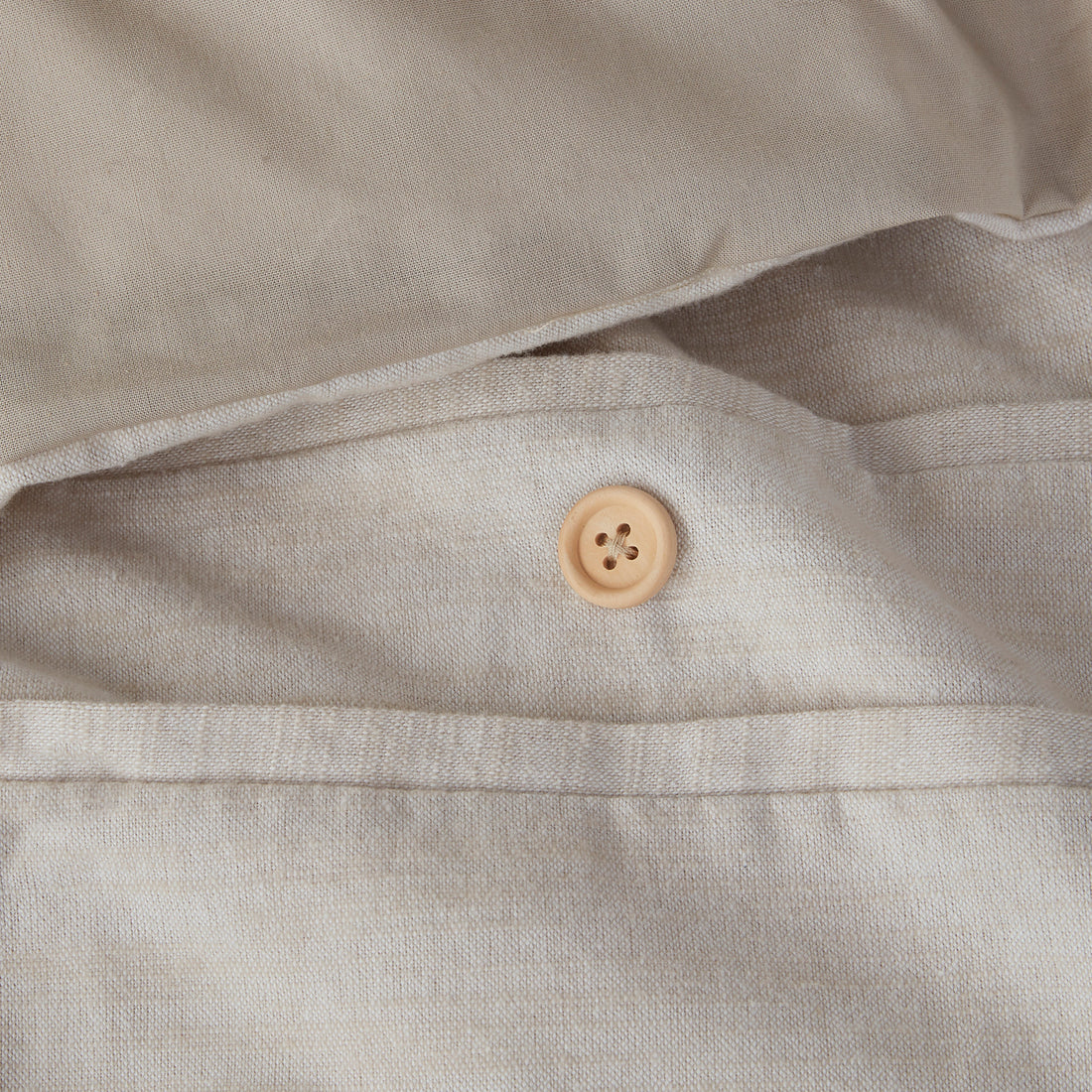5 Piece Organic Cotton Oversized Comforter Cover Set W Removable Insert Natural King Cal King Natural Cotton