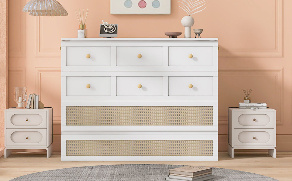 Queen Murphy Bed With Large Drawers,White Queen White Plywood