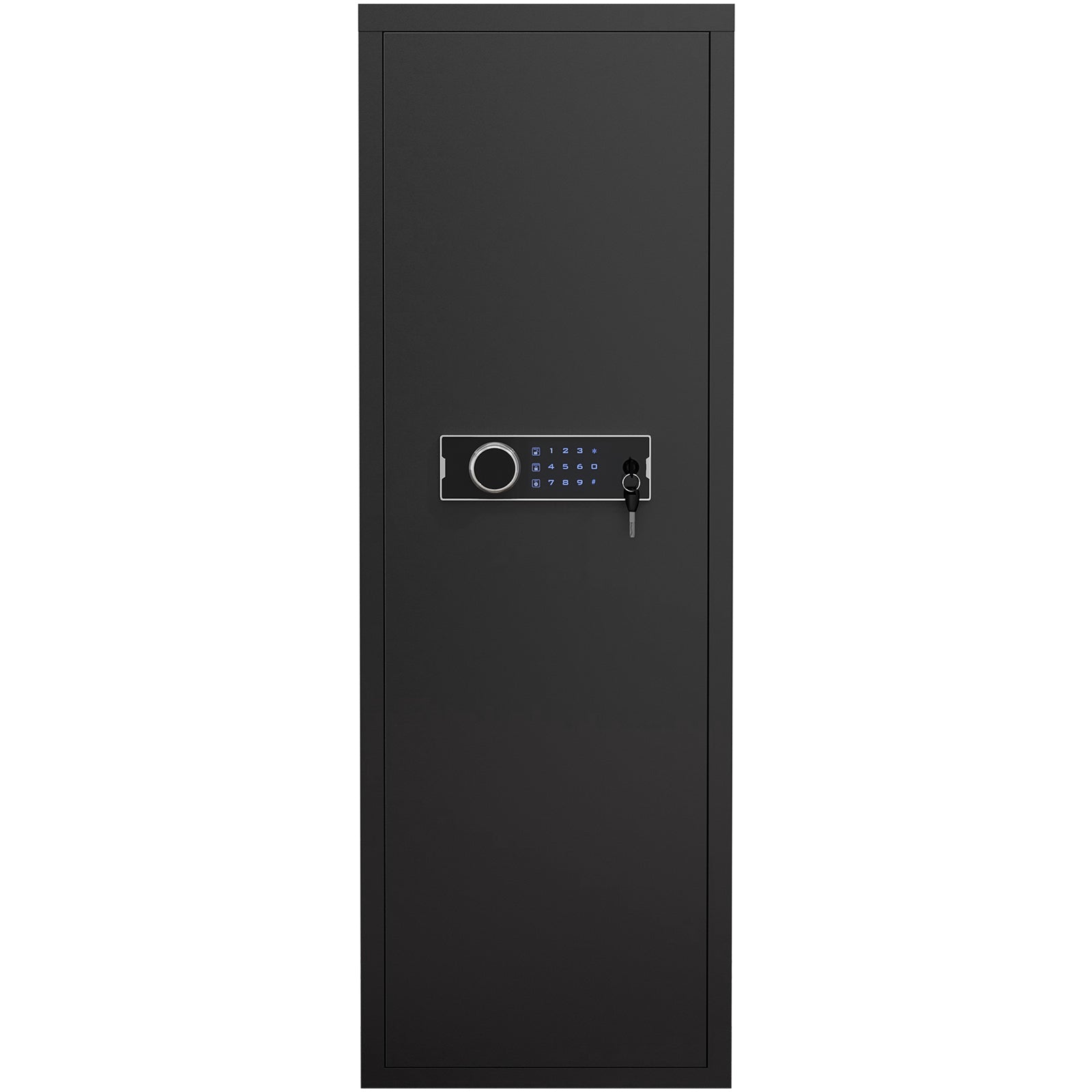 Heavey Duty,Large Size 5 8 Gun,Black Cabinet With Electronic Password Keypad Lock,Unassembled Metal Rifle Security Cabinet Safe Locker Black Steel