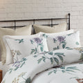 7 Piece Printed Seersucker Comforter Set With Throw Blanket Taupe Blush King Cal King Multicolor Polyester