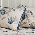 6 Piece Reversible Printed Microfiber Daybed Cover Set Blue Daybed Blue Microfiber