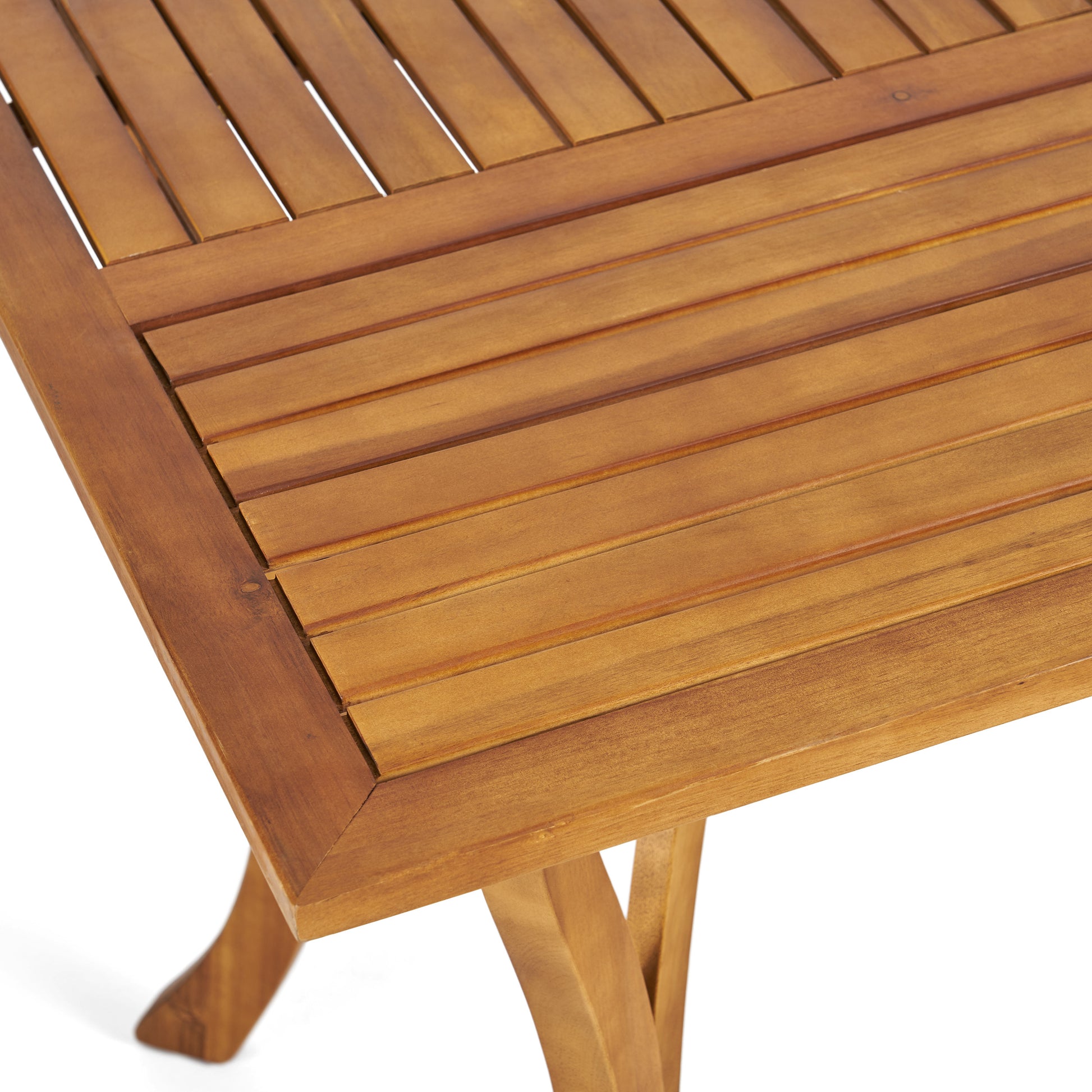 Hermosa 59 Inch Rectangular Wood Table Teak Acacia Wood