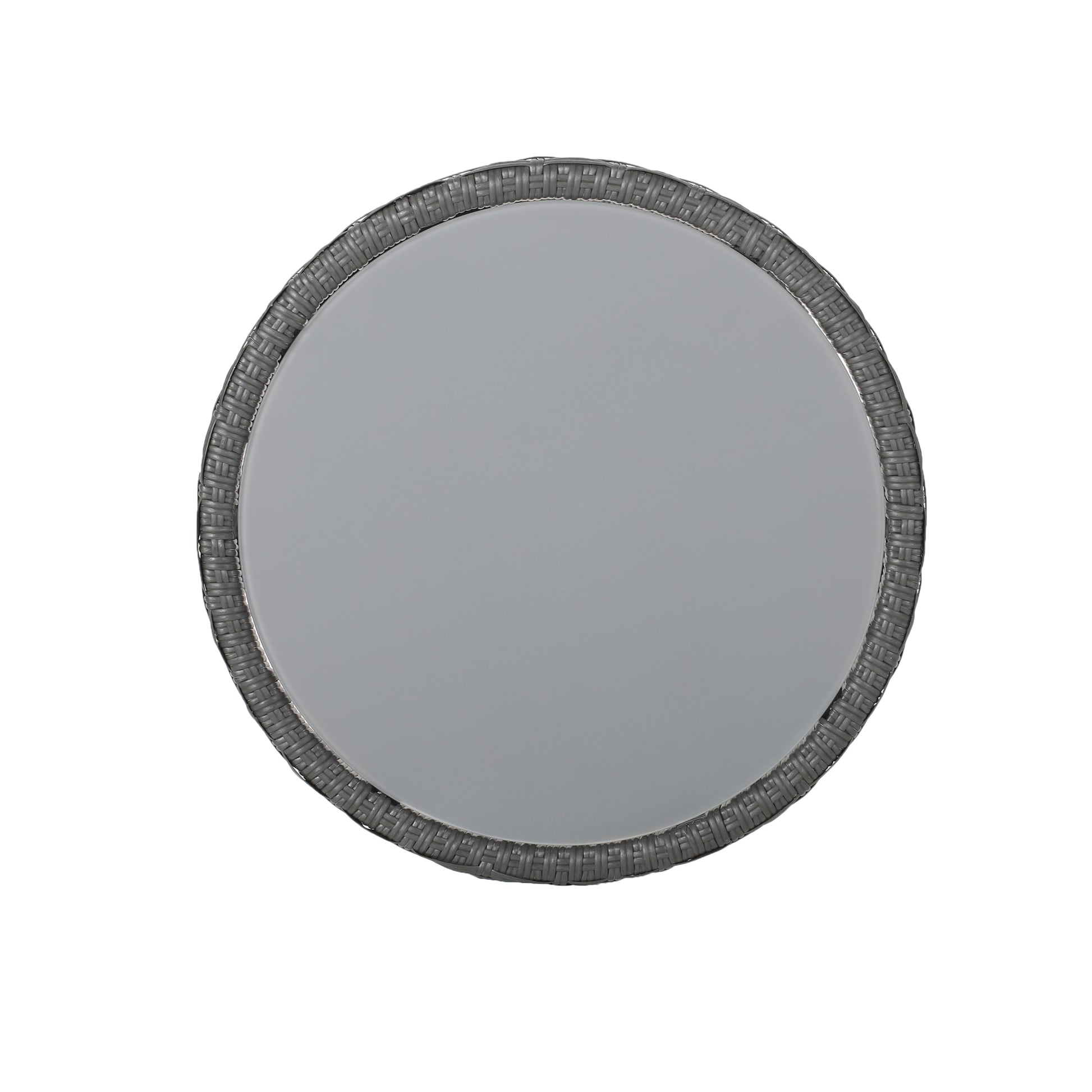 Tatiana Side Table Grey Rattan