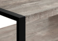 Tv Stand, 60 Inch, Console, Media Entertainment Center, Storage Drawers, Living Room, Bedroom, Beige Laminate, Black Metal, Contemporary, Modern Taupe 80 89 Inches Particle Board