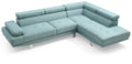 Riveredge G453 Sc Sectional Without Ottoman Teal Teal Foam Fabric 3 Seat