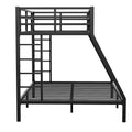 Metal Twin Xl Over Queen Bunk Bed For Teens And Adults,Space Saving Noise Reduced No Box Spring Needed Expect Arrive Date 2024 7 17 Twin Xl Black Metal