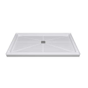 Glasstone Shower Base Smc Solid White Finish 6034 White Bathroom Stainless Steel