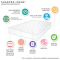 Overfilled Deep Pocket Mattress Pad White King White Nylon King