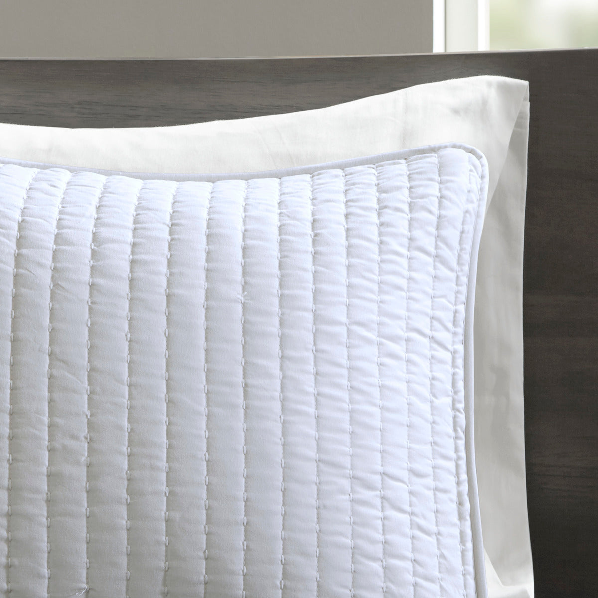 3 Piece Quilt Set White Full Queen Full White Cotton