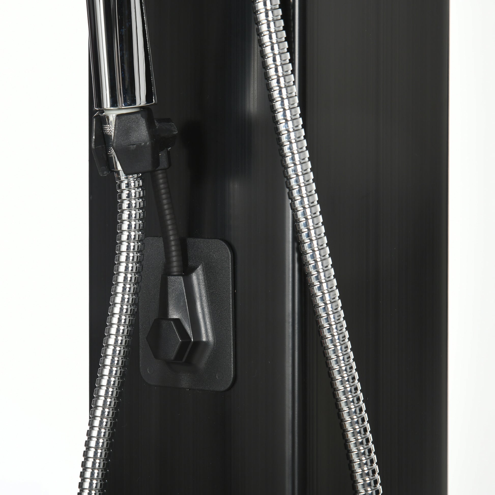 Outsunny 10.6 Gallons Solar Heated Shower With 360 Rotating Rainfall, Handheld Shower Head, Temperature Adjustment & Foot Shower, 2 Section Outdoor Shower For Backyard Poolside Beach Pool Spa, 7Ft