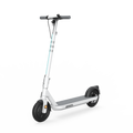 Foldable Electric Scooter W 18.6 Miles Max Operating Range & 15.5 Mph Max Speed White White Aluminum