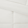 Microcell Down Alternative Comforter Mini Set Queen Ivory Microfiber