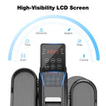 Under Desk Elliptical Machine Compact & Quiet Mini Pedal Exerciser With Adjustable Speed, Led Display, Portable Fitness Solution For Home Or Office Workouts Black Abs