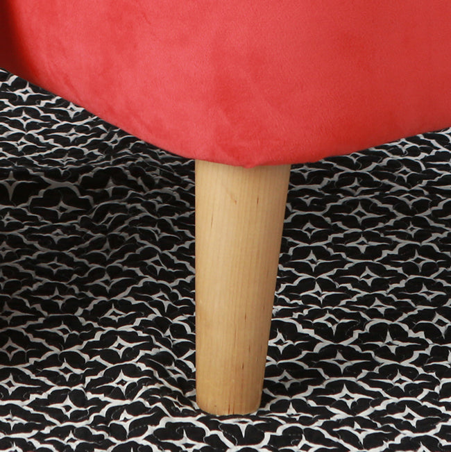 Juni Kids Chair In Ruby Red Fabric