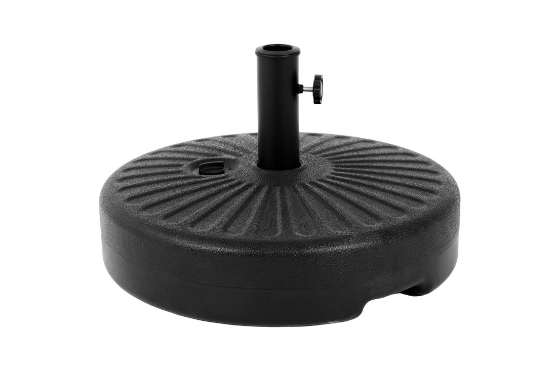 Umbrella Base Black Plastic