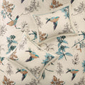7 Piece Printed Cotton Twill Comforter Set Khaki Cal King California King Khaki Cotton