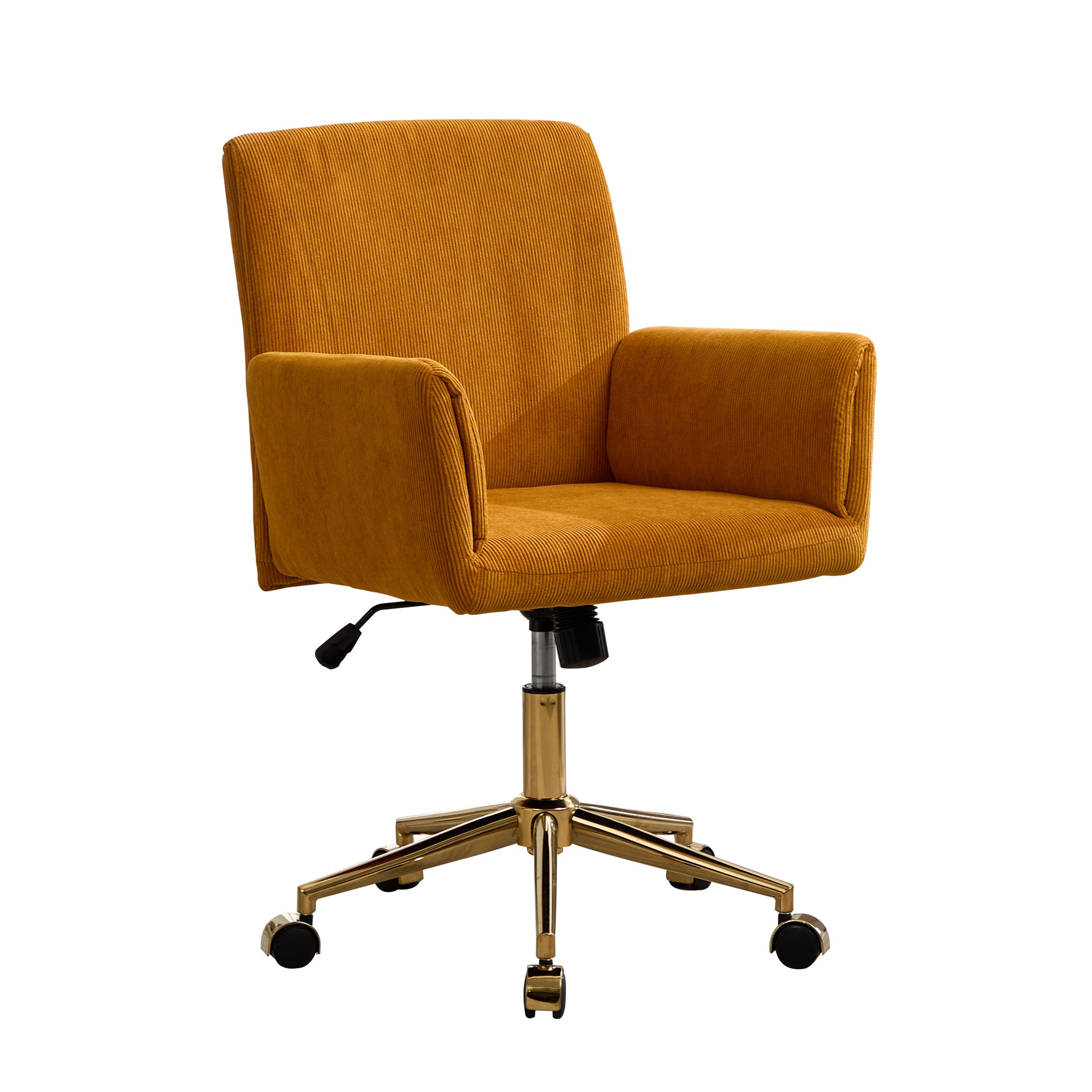 Ts Office Chair Yellow Corduroy