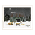Remembering The Night White Framed Wall Art For Living Room, Bedroom Wall Art Print For Home Decor By Billy Jacobs Multi Wood Paper