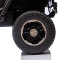 24V Two Seater Kids Ride On Car W Parents Remote Control, Licensed Toyota Lc250,2Wd,110W Motors,With Shovel,Three Point Seat Belt,Slow Start,Speed Adjustment,Bluetooth,Music For Kids Aged 3 . Black 100 149 Lbs Polypropylene