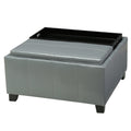 Mansfield Ottoman Beacon Grey Pu