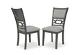 Beautiful Round 5Pc Dining Table Set Lower Storage Shelves Dining Room Set Wooden Furniture Wood Dining Room Fixed Table Rubberwood Round Dining Table With Chair Wood Wood Gray Seats 4 42 Inches