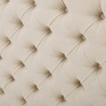 Bierman Headboard Queen Beige Fabric