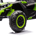 24V Two Seater Kids Ride On Utv W Parents Remote Control,Four Wheel Suspension,Slow Start,Large Wheel Design,Anti Collision Bar,Storage Space,Music,Usb,Bluetooth,Volume Control,Led Lights For Kids 3