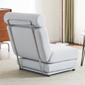 Single Sofa Chair Foldable Single Sofa Bed With Pillow,Portable Foldable Sofa Bed,Leisure Sofa Chair,Easy To Store,Made Ofand Wearable Linen Light Grey Blue Primary Living Space Modern Foam Linen