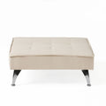 Ottoman Chair Ivory Fabric