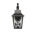 Black Outdoor Wall Lantern 2 Light,Large Outside Modern Wall Sconce Light Fixture,Industrial Porch Light Wall Mount With Glass,Waterproof Farmhouse Exterior Lamp Lighting 1 Pack Black Aluminium