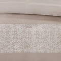 7 Piece Chenille Jacquard Comforter Set Taupe Cal King California King Multicolor Polyester