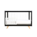 Wooster Toddler Rail In Black And White Black Wood