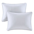 3 Piece Quilt Set White Full Queen Full White Cotton