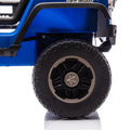 24V Two Seater Kids Ride On Truck Car W Parents Control,200W*2,Seat Width 20.28In,Four Wheel Suspension,Led Lights,Music,Mp3,Bluetooth,Two Independent Seat Belts,Suitable For Off Road For Kids Aged