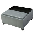Mansfield Ottoman Beacon Grey Pu