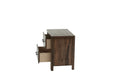 Oak Finish 1Pc Nightstand Wooden Bedside Table 2X Drawers Storage Bedroom Furniture Oak 2 Drawers Bedroom Bedside Cabinet Contemporary,Modern,Transitional Rubberwood Easy Assembly Oak Particle Board