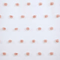 Pom Pom Embellished Curtain Panel Only 1 Pc Panel White Polyester