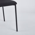 Black Sennit Chair,Set Of 4,Dining Chair,Coffee Chair Black Metal