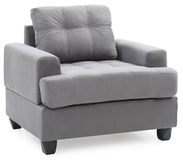 Sandridge G513A C Chairgray Gray Foam Microfiber