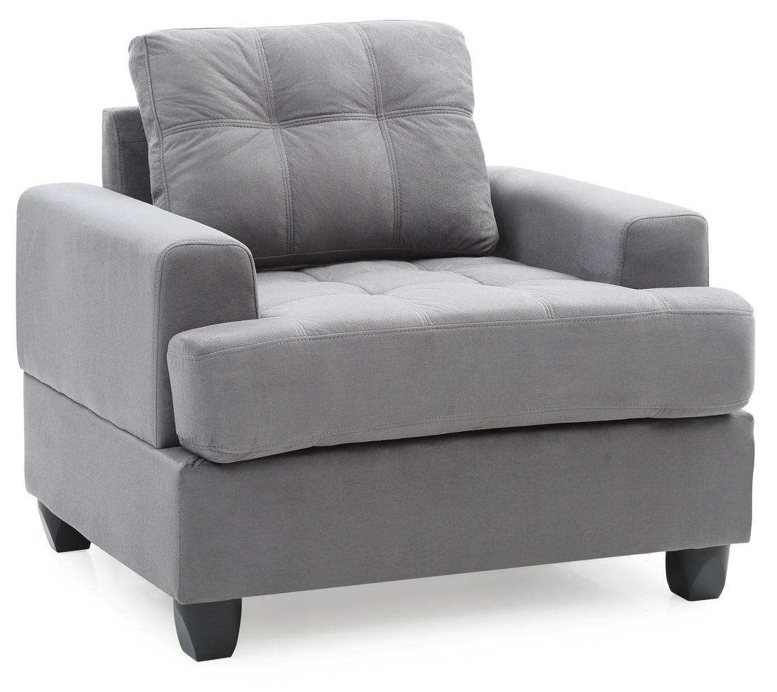 Sandridge G513A C Chairgray Gray Foam Microfiber