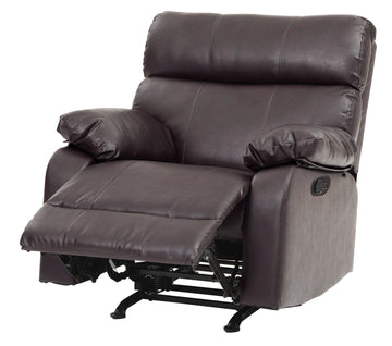 Manny G535 Rc Rocker Reclinerdark Brown Dark Brown Foam Pu