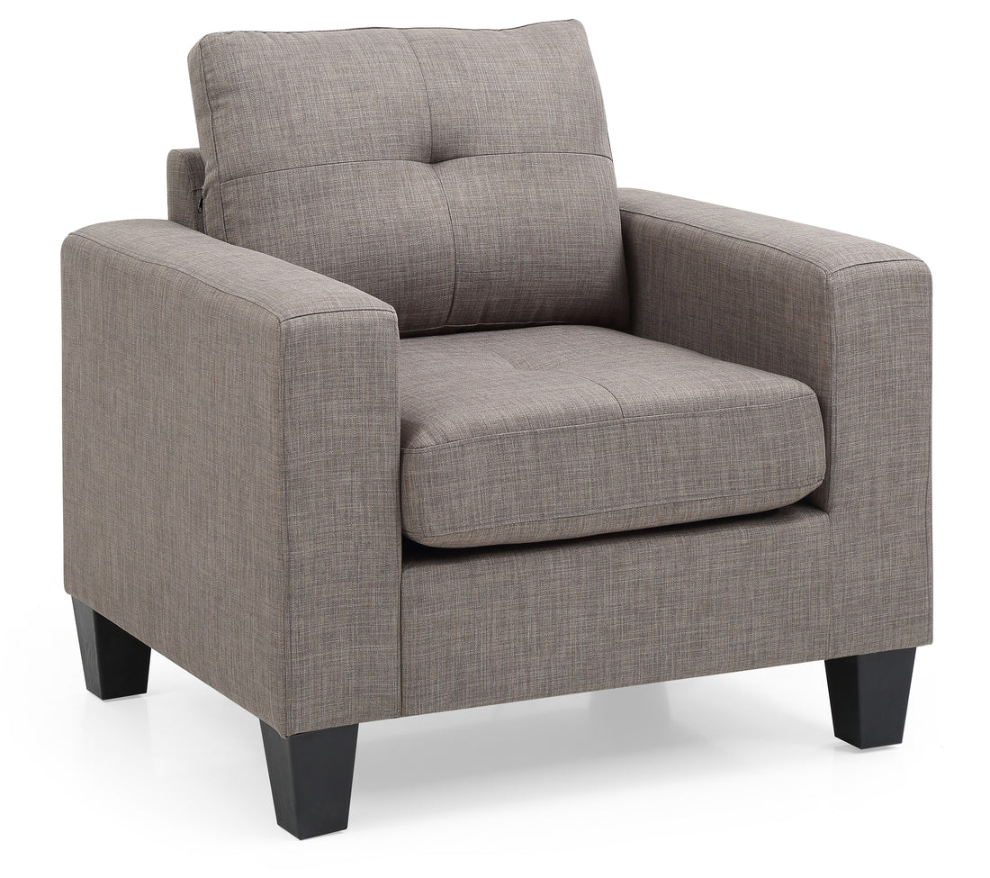 Comforting Gray Club Chair For Relaxation Gray Foam Fabric