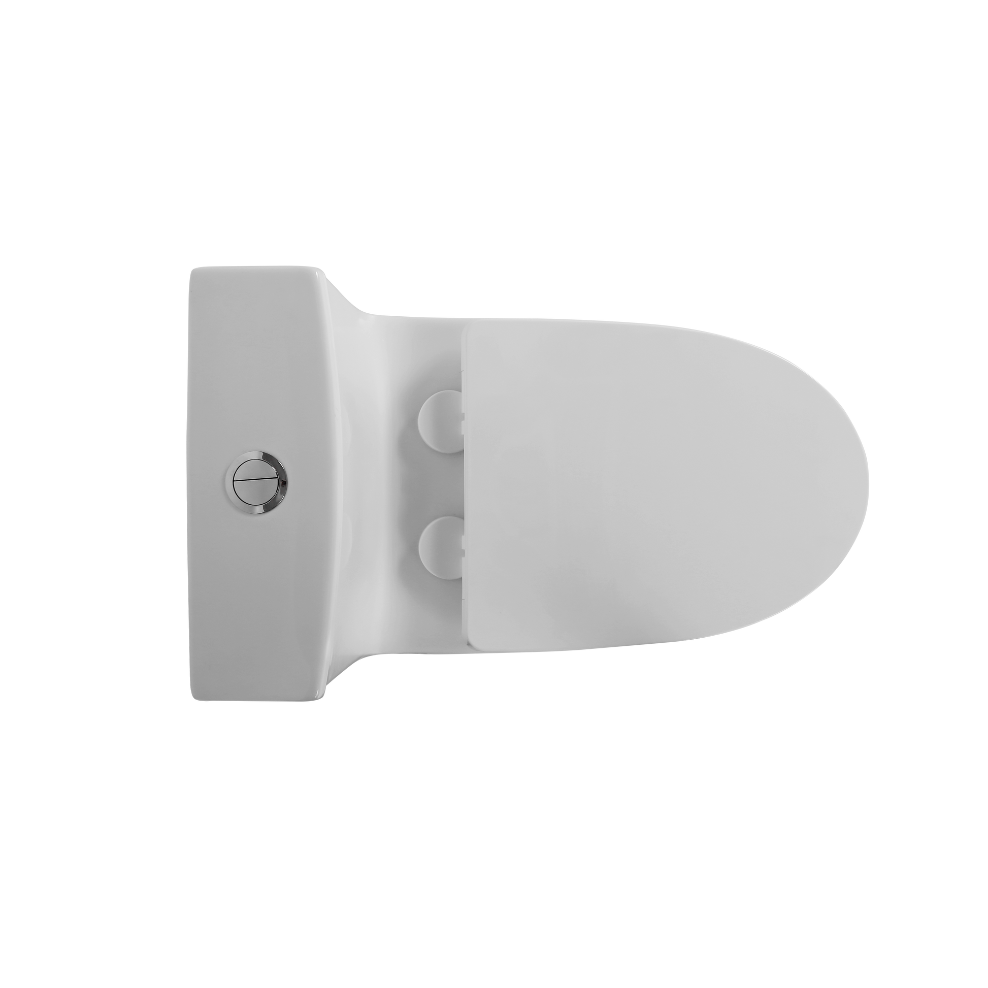 1.1 1.6 Gpf Elongated Comfort Height Floor Mounted One Piece Toilet, Cupc Certified, Watersense Cetified, Ceramic, White Color, Soft Close Seat White Ceramic