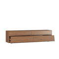 Floating Tv Stand Wall Mounted With 16 Color Leds,68