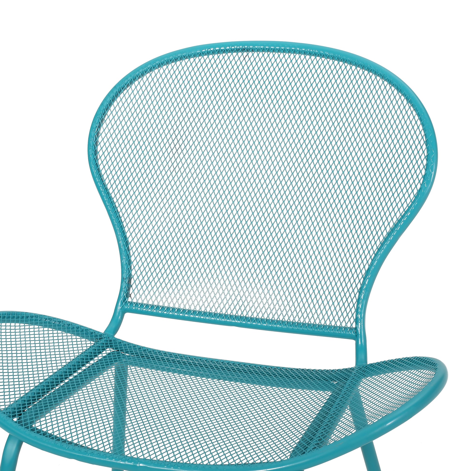Nevada Chair Mp2 Set Of 2 Teal Iron