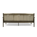 Casa 3 Seater Grey Cream Wood Waterproof Fabric