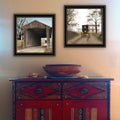 2 Piece Vignette Headin' Home, Miller'S Creek Bridge Black Framed Wall Art For Living Room, Bedroom Wall Art Print For Home Decor By Billy Jacobs Multicolor Wood Paper